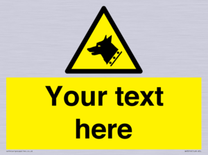 Custom Warning: Guard dog